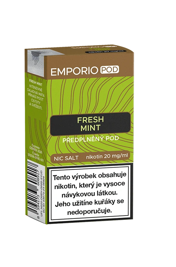 EMPORIO POD cartridge Fresh Mint 20mg 1Pack