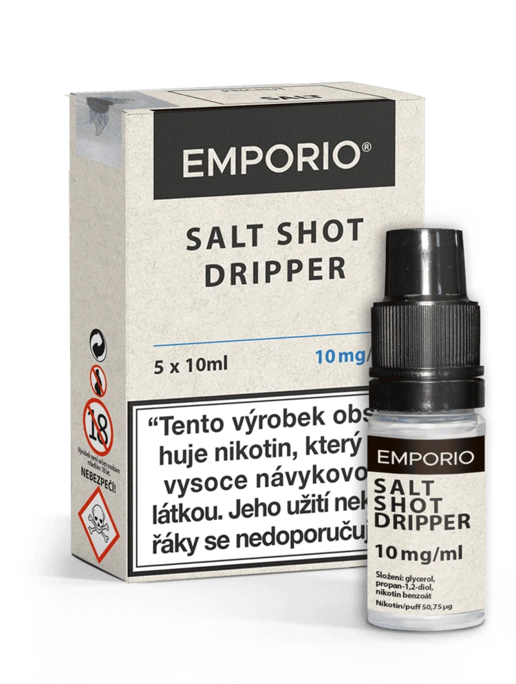 Emporio Booster SALT SHOT Dripper 5x10ml 10mg