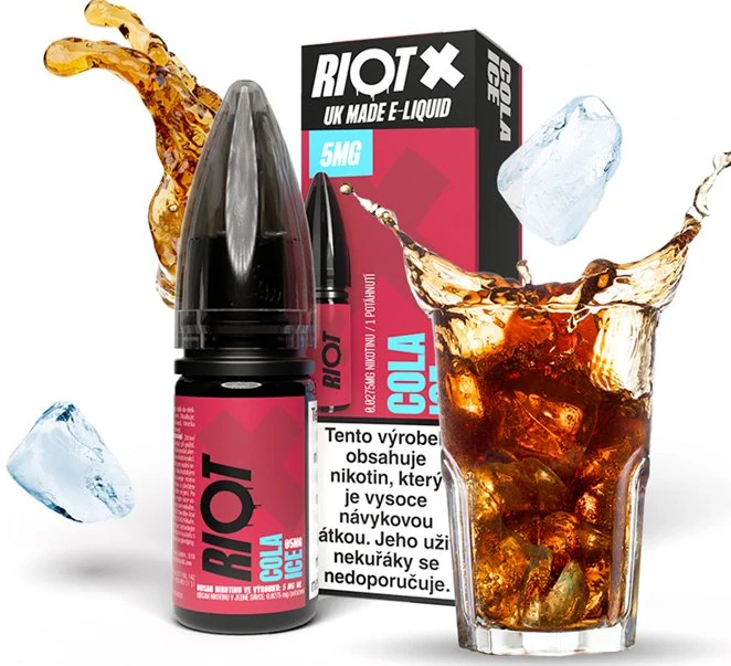 E-liquid RIOT X Salt Cola Ice 10ml - 10mg