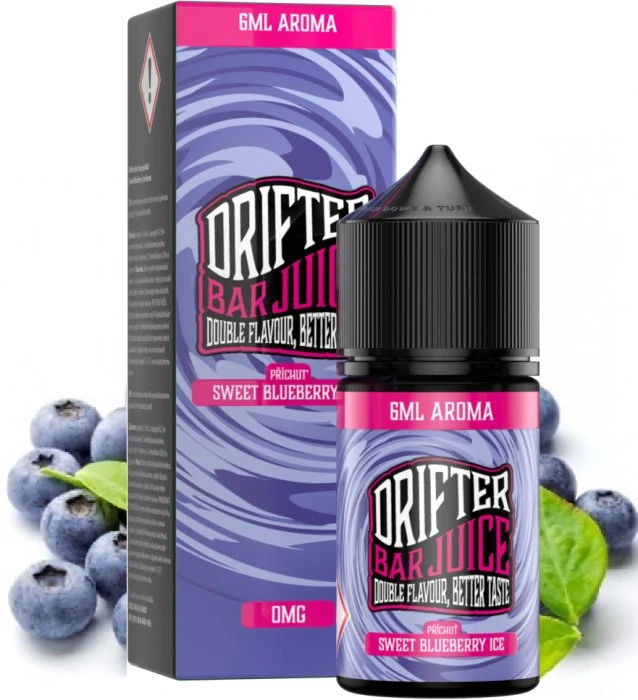 Příchuť Drifter Bar Juice S&V 6ml Sweet Blueberry Ice