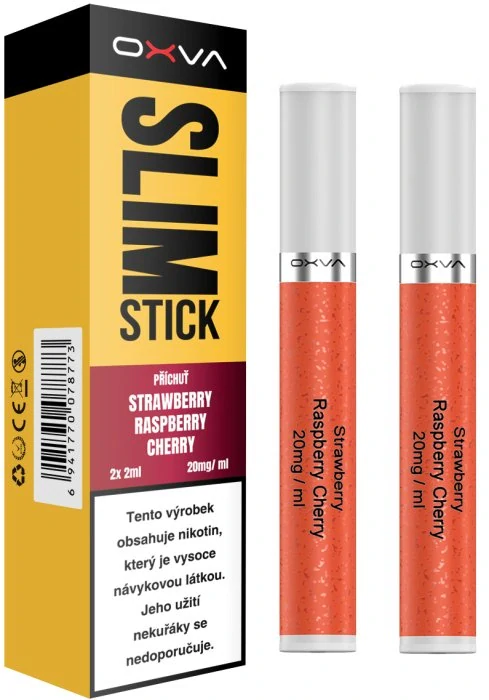OXVA SLIMSTICK Pods cartridge Strawberry Raspberry Cherry 20mg 2Pack
