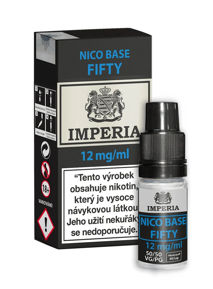 Nikotinová báze IMPERIA Fifty PG50/VG50 10ml - 12mg