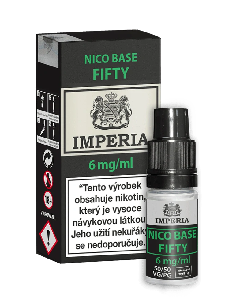 Nikotinová báze IMPERIA Fifty PG50/VG50 10ml - 6mg