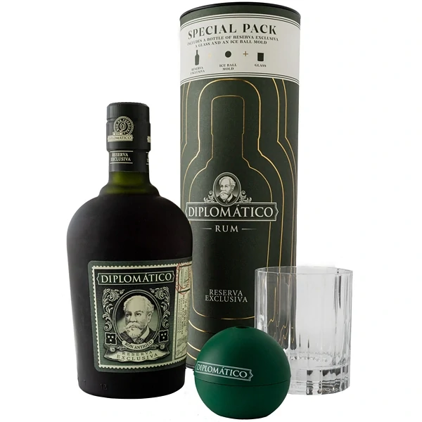 Diplomatico Reserva Exclusiva 12YO 0,7l 40% (dárkové balení 1 sklenička)