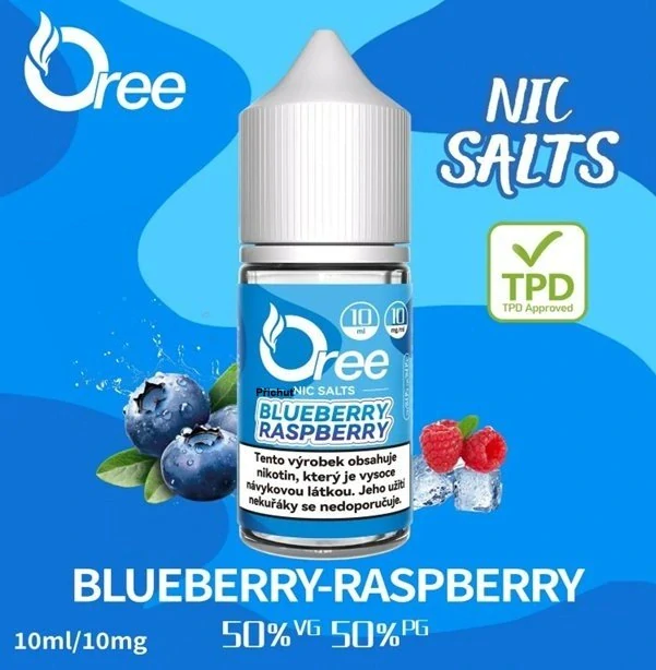 E-liquid Oree SALT Blueberry Raspberry 10ml - 10mg
