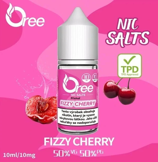 E-liquid Oree SALT Fizzy Cherry 10ml - 10mg
