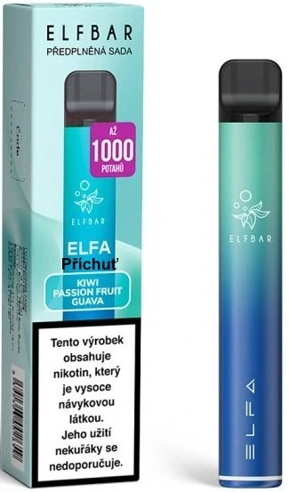 Elektronická cigareta Elf Bar ELFA 500mAh Kiwi Passion Fruit Guava 20mg