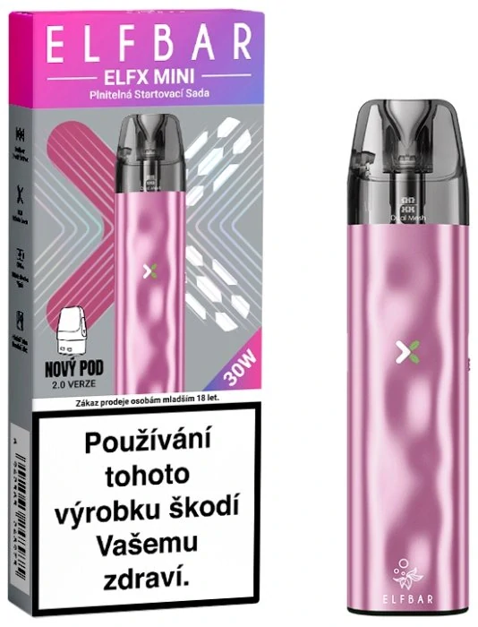 Elektronická cigareta Elf Bar ELFX Mini 1000mAh Pink