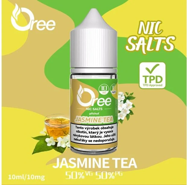 E-liquid Oree SALT Jasmine Tea 10ml - 10mg