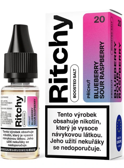 E-liquid Ritchy Salt Blueberry Sour Raspberry 10ml - 20mg