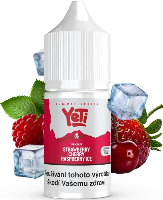 Příchuť Yeti Summit Series S&V 5ml Strawberry Cherry Raspberry Ice