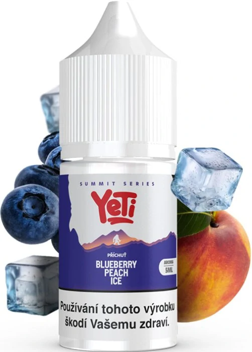 Příchuť Yeti Summit Series S&V 5ml Blueberry Peach Ice