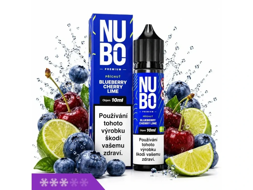 Příchuť NUBO Borůvka Třešeň Limetka 10ml