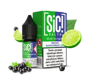 E-liquid SIC! Salts Blackcurrant Lime 10ml - 16mg