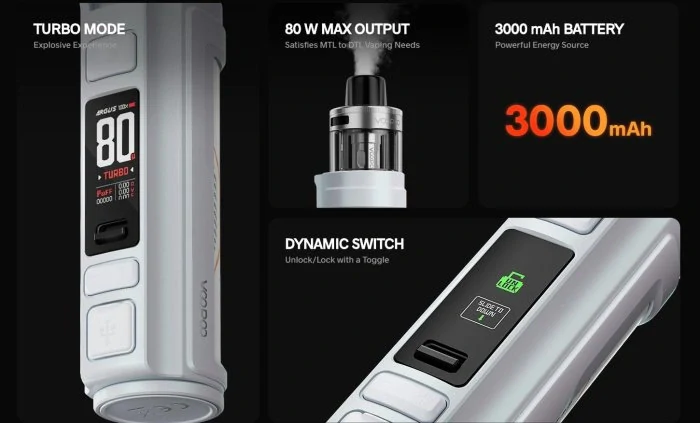 Grip VOOPOO Argus Pro 2 80W 3000mAh Full Kit Cocoa Brown