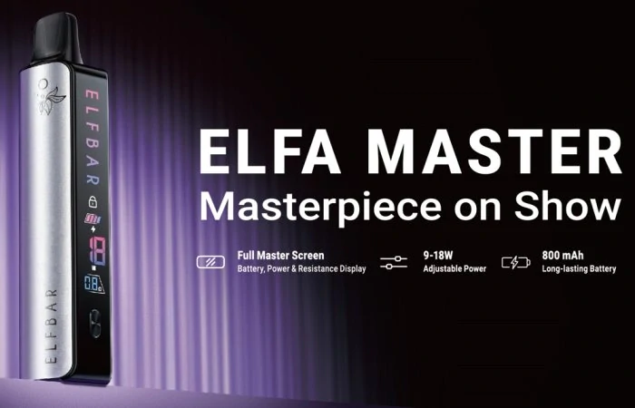 Elektronická cigareta Elf Bar ELFA Master Pod 850mAh Lunar Silver