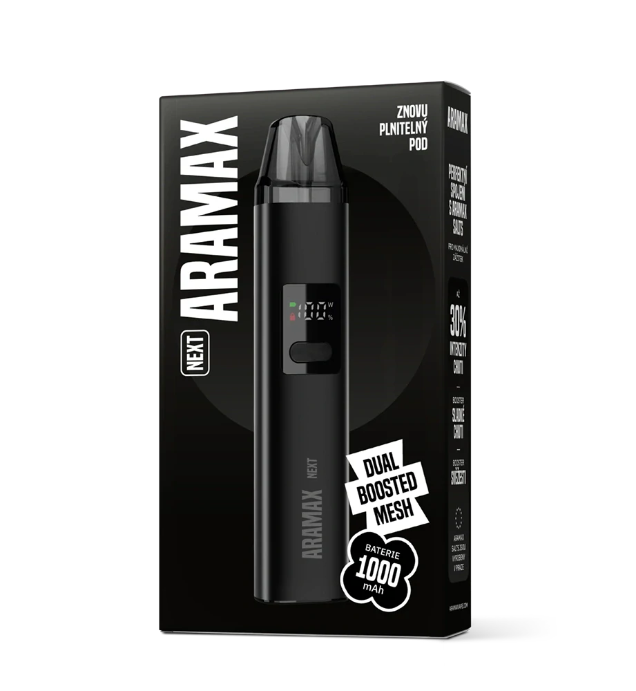 Elektronická cigareta Aramax NEXT Pod 1000mAh Black