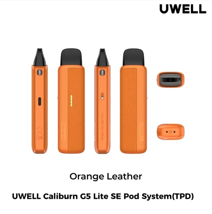 Elektronická cigareta Uwell Caliburn G5 Lite SE Pod 1600mAh Orange Leather