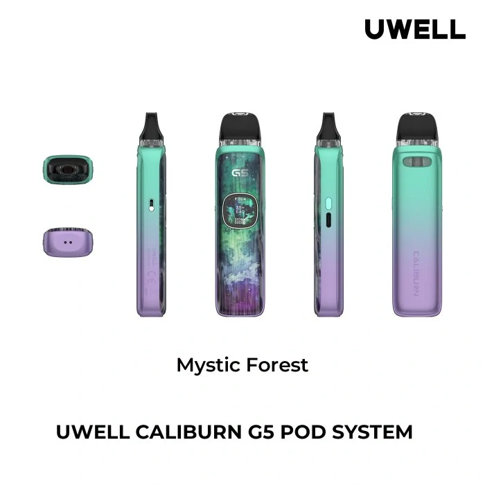 Elektronická cigareta Uwell Caliburn G5 1600mAh Mystic Forest