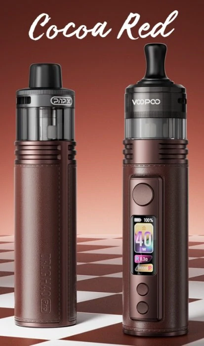 Elektronická cigareta VOOPOO DRAG H40 Pro 2450mAh Cocoa Redk