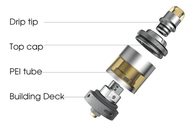 Yachtvape Pandora MTL RTA 3,5ml Silver