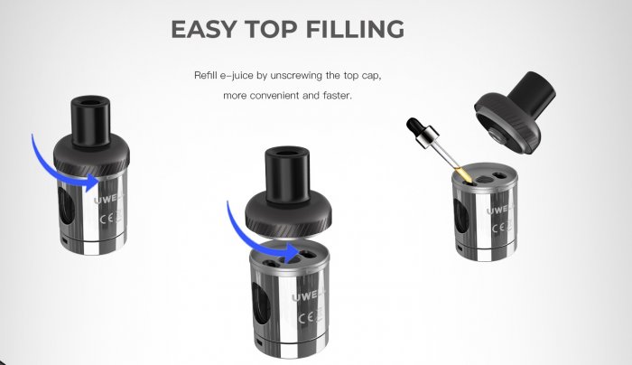 Elektronická cigareta Uwell Whirl S 1450mAh Iridescent