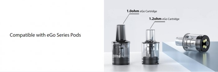Elektronická cigareta Joyetech eGo Pod Update Version 1000mAh Shiny Silver