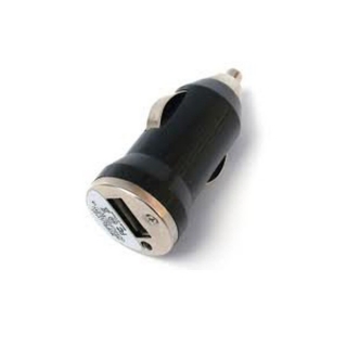 USB mini nabíječka do auta - černá