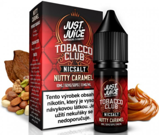 E-liquid Just Juice SALT Tobacco Nutty Caramel 10ml - 11mg