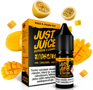 E-liquid Just Juice SALT Mango & Passion Fruit 10ml - 11mg