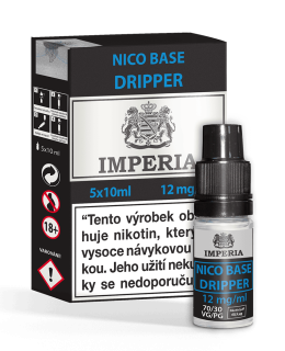 Nikotinová báze IMPERIA Dripper PG30/VG70 5x10ml - 12mg