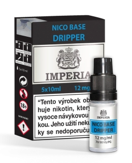 Nikotinová báze IMPERIA Dripper PG30/VG70 5x10ml - 12mg