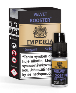 Nikotinový Booster IMPERIA Velvet PG20/VG80 5x10ml - 10mg