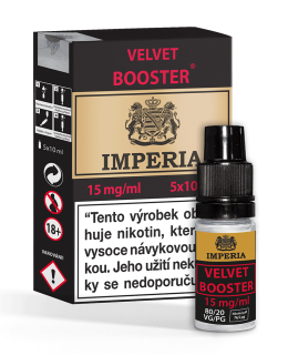 Nikotinový Booster IMPERIA Velvet PG20/VG80 5x10ml - 15mg