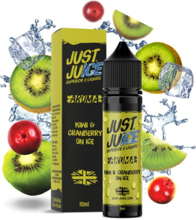 Příchuť Just Juice S&V 10ml Kiwi and Cranberry on Ice