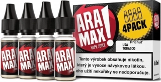 E-liquid ARAMAX 4Pack USA Tobacco 4x10ml / 6mg