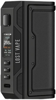 Grip Lost Vape Thelema Quest 200W Easy Kit Black Calf Leather