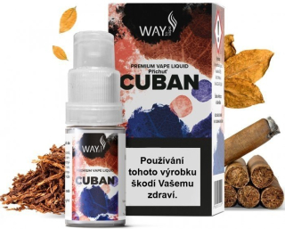 E-liquid WAY to Vape Cuban 10ml / 0mg