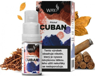 E-liquid WAY to Vape Cuban 10ml / 6mg