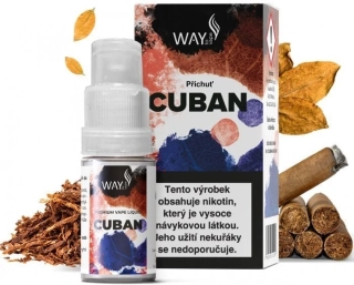 E-liquid WAY to Vape Cuban 10ml / 18mg