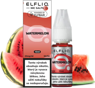 E-liquid ELFLIQ Nic SALT Watermelon 10ml - 20mg