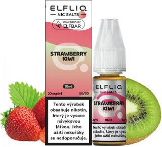 E-liquid ELFLIQ Nic SALT Strawberry Kiwi 10ml - 20mg