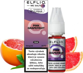 E-liquid ELFLIQ Nic SALT Pink Grapefruit 10ml - 10mg
