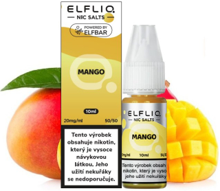 E-liquid ELFLIQ Nic SALT Mango 10ml - 20mg