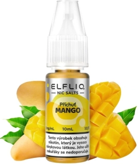 E-liquid ELFLIQ Nic SALT Mango 10ml - 10mg