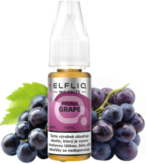 E-liquid ELFLIQ Nic SALT Grape 10ml - 20mg