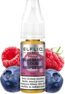 E-liquid ELFLIQ Nic SALT Blueberry Sour Raspberry 10ml - 20mg