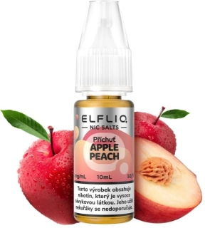 E-liquid ELFLIQ Nic SALT Apple Peach 10ml - 10mg