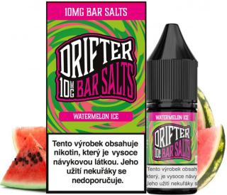 E-liquid Drifter Bar Salts Watermelon Ice 10ml - 10mg