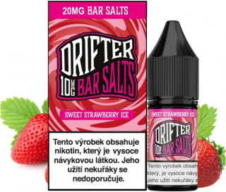E-liquid Drifter Bar Salts Sweet Strawberry Ice 10ml - 20mg